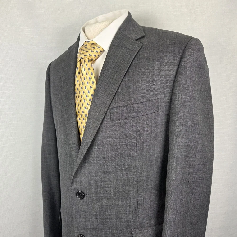 Lauren Ralph Lauren Men's Classic Gray Suit Jacket Blazer 42R